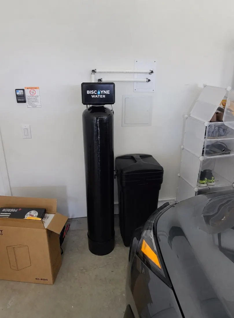 Biscayne Water garage installation
